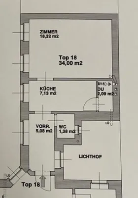 1-Zimmer-Wohnung kaufen in Wien – 34 m², € 149.000 – Bild 9 von 9