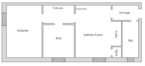 2 Zimmer Wohnung in Fürstenfeld mit Parkplatz - Widok 3