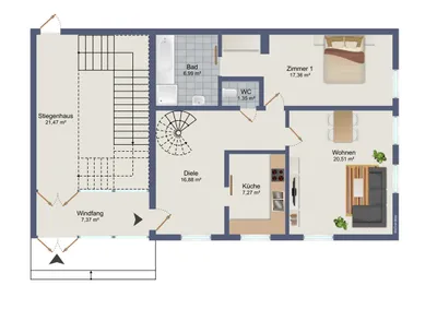 6-Zimmer-Wohnung kaufen in Südoststeiermark – 163 m², € 259.000 – Bild 23 von 25