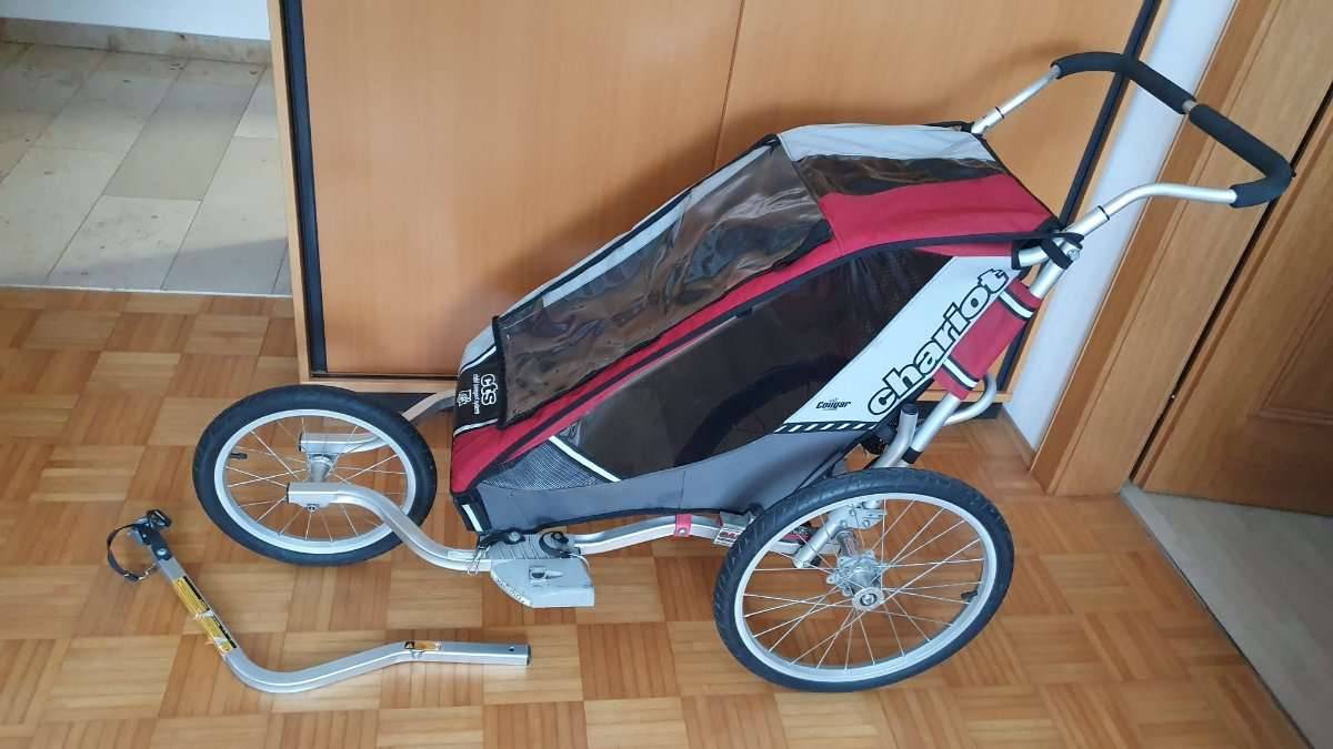 Fahrradanhnger Chariot Cougar 1 (Einsitzer) - vielseitiger Fahrrad-Anhnger  / Kinderwagen / Jogger,  200,- (4170 Haslach an der Mhl) - willhaben
