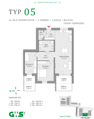 3-Zimmer-Wohnung mieten in Hartberg-Fürstenfeld – 75,52 m², € 934 – Bild 11 von 11