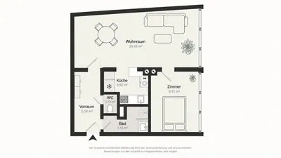 2-Zimmer-Wohnung mieten in Wien – 50 m², € 1.150 – Bild 15 von 15