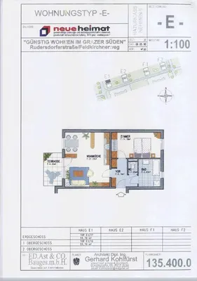 2-Zimmer-Wohnung mieten in Graz – 55,24 m², € 718 – Bild 22 von 22