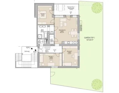 4-Zimmer-Wohnung kaufen in Baden – 99,88 m², € 340.000 – Bild 9 von 9