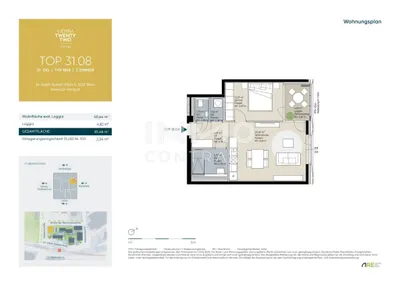 2-Zimmer-Wohnung kaufen in Wien – 50,64 m², € 489.000 – Bild 15 von 15