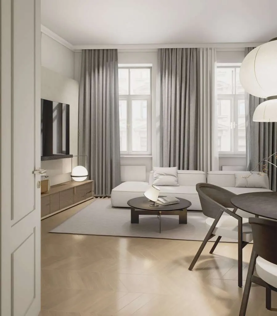 Urbaner Wohntraum in stilvollem Altbau - generalsaniert in 1050 Wien - Widok 3