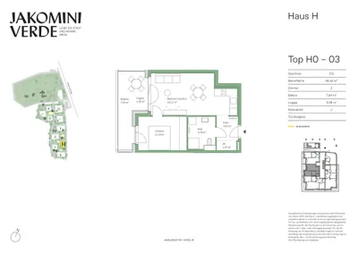 2-Zimmer-Wohnung kaufen in Graz – 45,44 m², € 214.000 – Bild 20 von 20