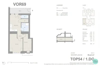 3-Zimmer-Wohnung kaufen in Wien – 55,42 m², € 399.000 – Bild 20 von 22