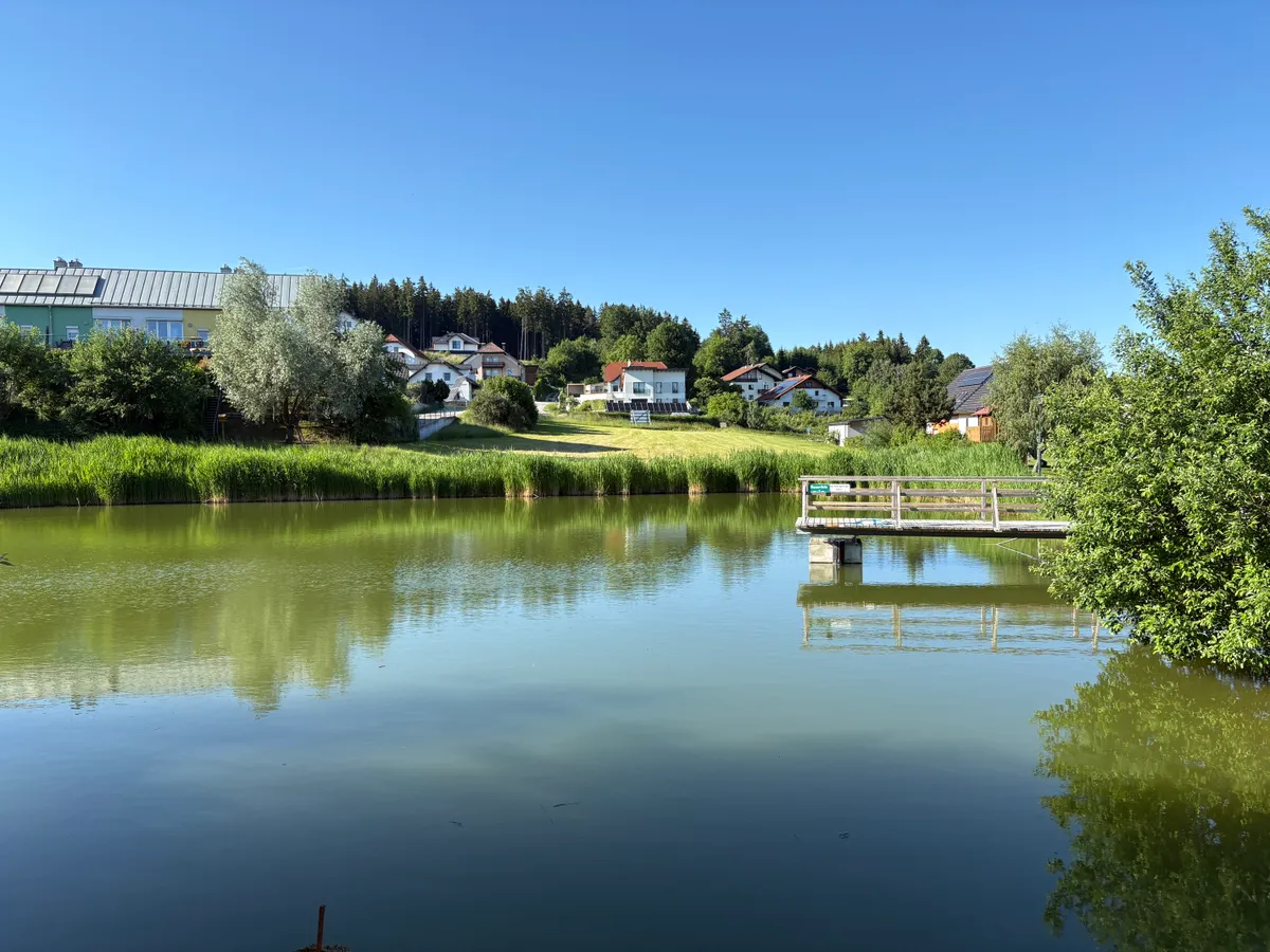 Grundstück am idyllischen Badeteich für Ihr individuelles HARTL Haus in Bad Traunstein - Ansicht 2