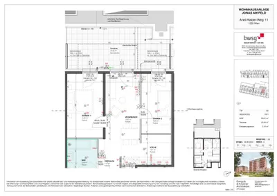 3-Zimmer-Wohnung kaufen in Wien – 59,61 m², € 340.000 – Bild 13 von 14