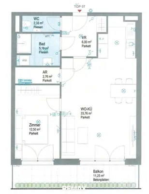 2-Zimmer-Wohnung kaufen in Tulln – 68,14 m², € 269.133 – Bild 29 von 30