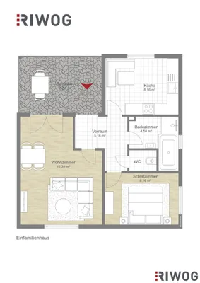 2-Zimmer-Haus kaufen in Korneuburg – 43,62 m², € 339.000 – Bild 19 von 19