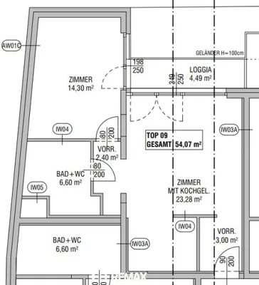2-Zimmer-Wohnung kaufen in Wien – 49,58 m², € 282.569 – Bild 11 von 11