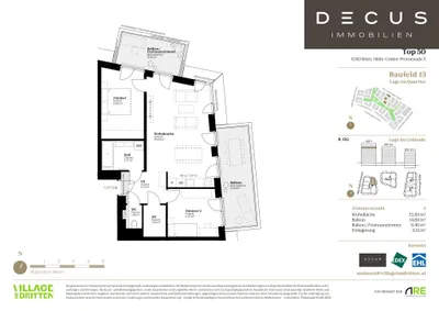 3-Zimmer-Wohnung kaufen in Wien – 73,16 m², € 629.000 – Bild 10 von 10