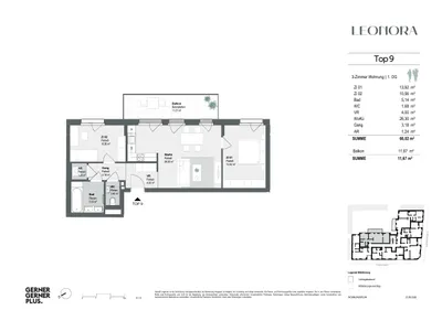 3-Zimmer-Wohnung kaufen in Wien – 66,16 m², € 519.000 – Bild 2 von 11
