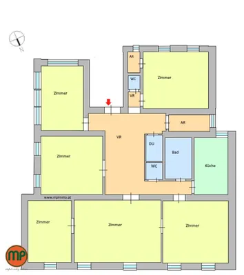 6-Zimmer-Wohnung mieten in Wien – 208 m², € 3.999 – Bild 13 von 18
