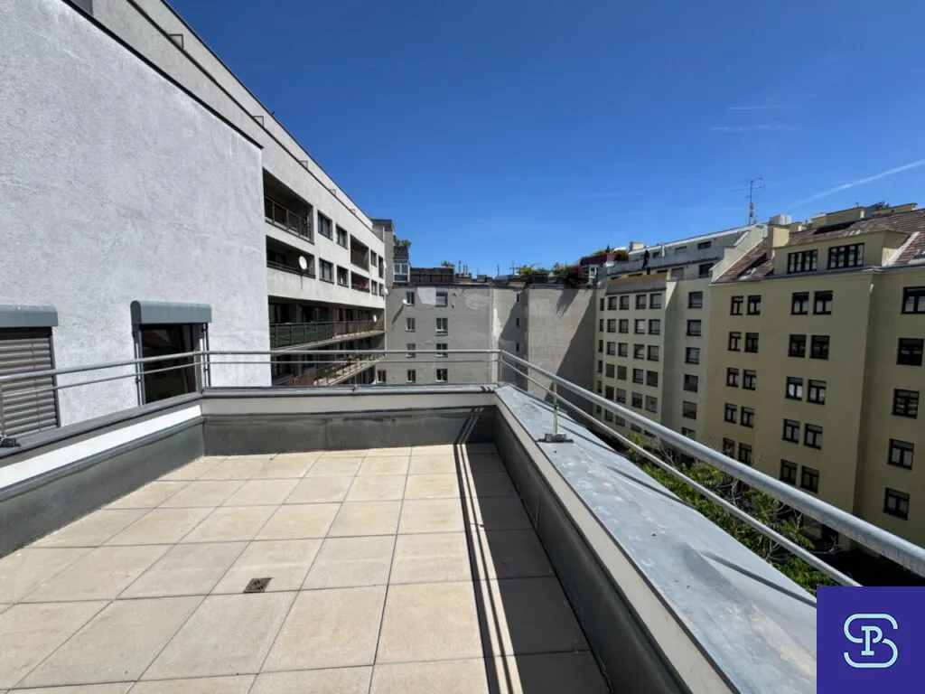 Provisionsfrei: Unbefristete 103m² DG-Wohnung + Terrasse und Klimaanlage beim Naschmarkt - 1040 Wien - Ansicht 3