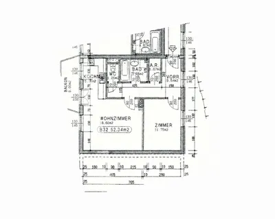 2-Zimmer-Wohnung mieten in Sankt Pölten – 52,34 m², € 657 – Bild 5 von 5