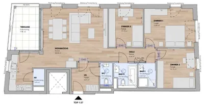 4-Zimmer-Wohnung kaufen in Sankt Pölten Land – 101,63 m², € 679.700 – Bild 3 von 13