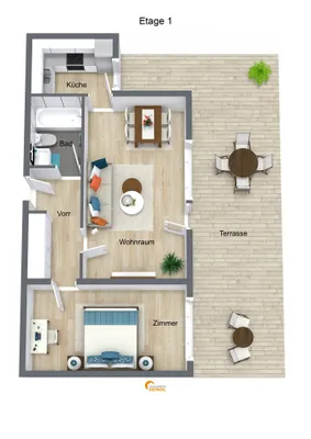 2-Zimmer-Wohnung kaufen in Salzburg Stadt – 47,46 m², € 295.000 – Bild 4 von 4