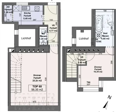 2-Zimmer-Wohnung kaufen in Wien – 56,35 m², € 479.000 – Bild 13 von 13
