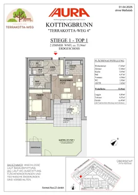 2-Zimmer-Wohnung kaufen in Baden – 50,23 m², € 214.900 – Bild 9 von 13