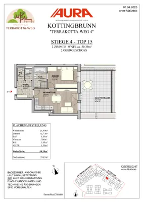 2-Zimmer-Wohnung kaufen in Baden – 50,23 m², € 214.900 – Bild 13 von 13