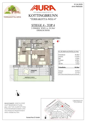 2-Zimmer-Wohnung kaufen in Baden – 50,23 m², € 214.900 – Bild 11 von 13