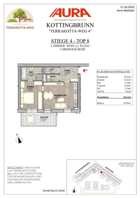 2-Zimmer-Wohnung kaufen in Baden – 50,23 m², € 214.900 – Bild 12 von 13