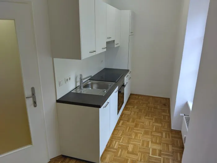 Neuwertiger 2 ZIMMER-Altbau + Einbauküche + Laubengang (als Balkonersatz) + Bad mit Dusche + extra WC + nähe Augarten!, Graz