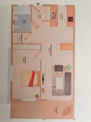2-Zimmer-Wohnung mieten in Vöcklabruck – 57 m², € 920 – Bild 5 von 6