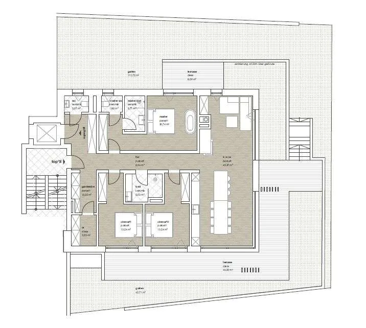 Neubauwohnung mit Garten am Skigebiet - schöner Wohnen in toller Lage in St. Ulrich a. Pillersee T2 - Ansicht 3