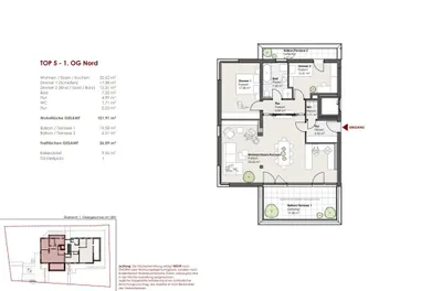 3-Zimmer-Wohnung kaufen in Salzburg Stadt – 102 m², € 1.050.000 – Bild 3 von 3