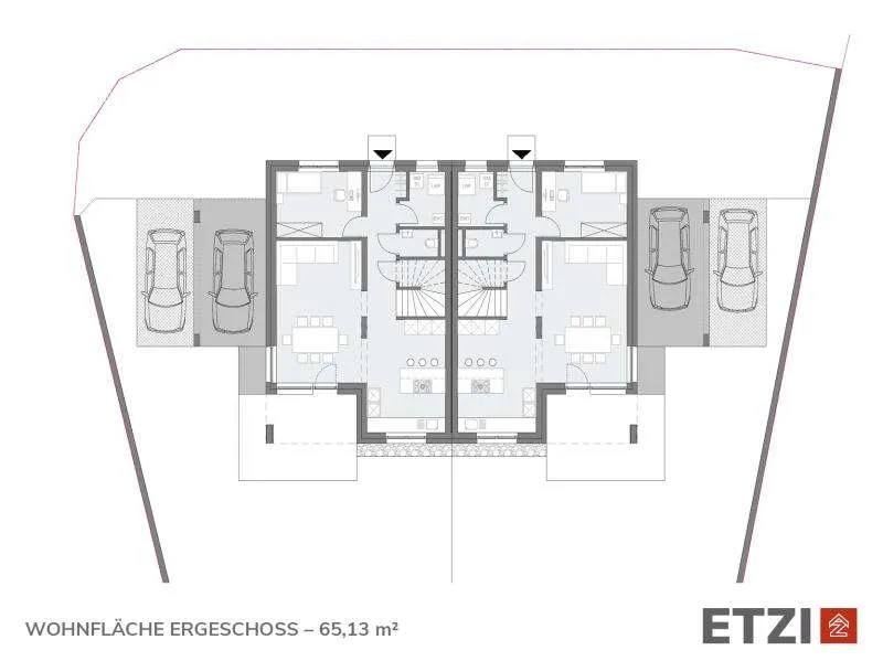 ***MODERNES DOPPELHAUS in Planung*** Ihr neues, großzügiges Zuhause in Wels - Widok 2