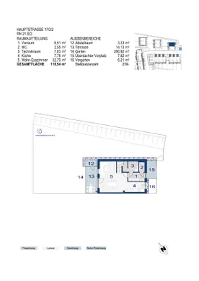 4-Zimmer-Haus mieten in Wiener Neustadt Land – 110,54 m², € 1.213 – Bild 2 von 4