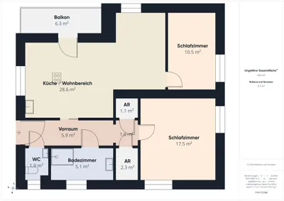 3-Zimmer-Wohnung kaufen in Graz-Umgebung – 70,61 m², € 297.000 – Bild 14 von 14
