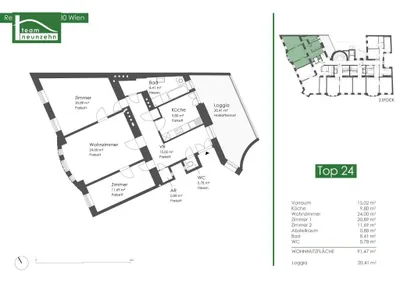 Immobilie kaufen in Wien – 91,47 m², € 620.000 – Bild 42 von 42