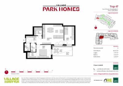 3-Zimmer-Wohnung kaufen in Wien – 66,27 m², € 569.000 – Bild 9 von 9