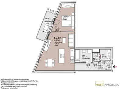 2-Zimmer-Wohnung kaufen in Wien – 62,82 m², € 390.000 – Bild 11 von 11
