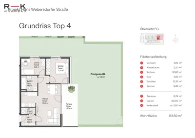 3-Zimmer-Wohnung kaufen in Salzburg Stadt – 63,59 m², € 514.000 – Bild 5 von 5