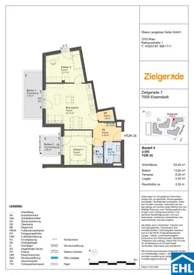 3-Zimmer-Wohnung kaufen in Eisenstadt – 63,49 m², € 308.000 – Bild 13 von 13