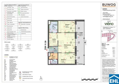 3-Zimmer-Wohnung mieten in Mödling – 64,83 m², € 1.611 – Bild 12 von 12