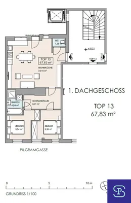 3-Zimmer-Wohnung kaufen in Wien – 69,34 m², € 658.800 – Bild 19 von 19