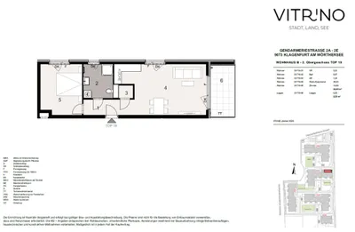 2-Zimmer-Wohnung mieten in Klagenfurt – 53,95 m², € 1.003 – Bild 13 von 13