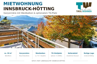 Wohnung mieten in Innsbruck – 30 m² – Bild 1 von 7