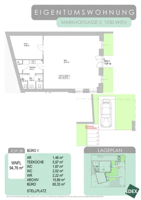 Gewerbeimmobilie kaufen in Wien – 136 m², € 450.000 – Bild 4 von 6