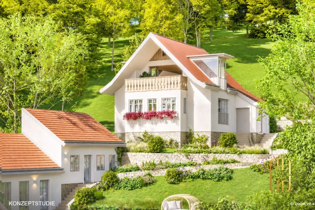Exklusive Grünruhelage in Neustift am Walde - außergewöhnliche Liegenschaft mit Bestand und unverbaubarem Charakter - Widok 2