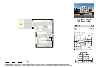 2-Zimmer-Wohnung kaufen in Tulln – 41,13 m², € 226.215 – Bild 3 von 4