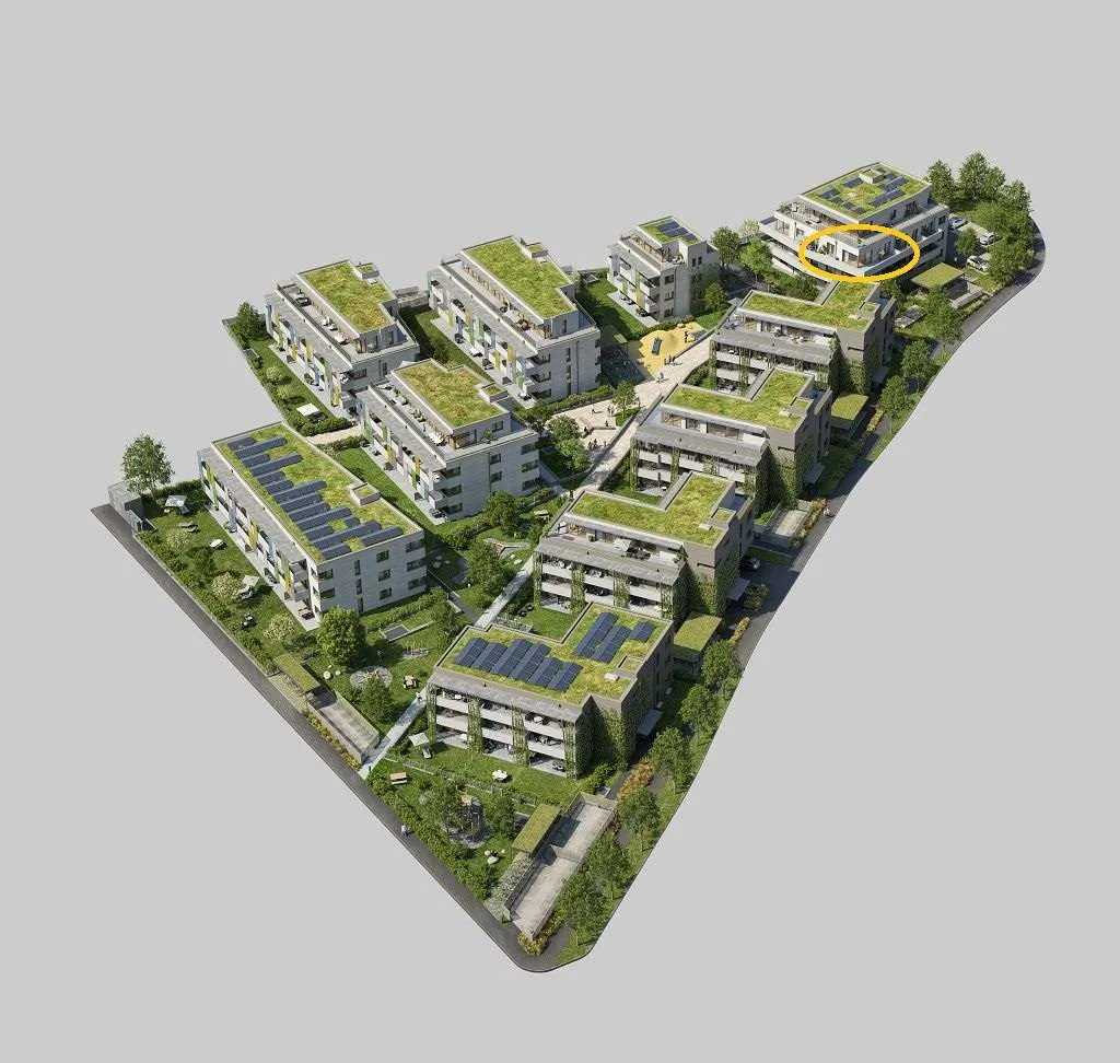AM FLIEGENSPITZ - 3 Zimmer mit großem Balkon | Modern - Hell - Nachhaltig | Provisionsfrei! - Ansicht 3