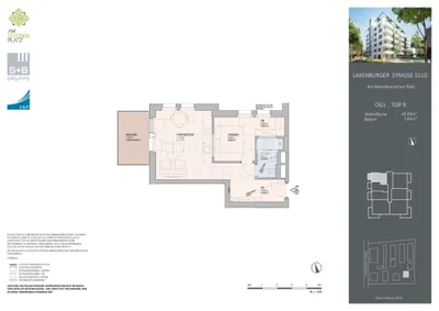 2-Zimmer-Wohnung kaufen in Wien – 41,81 m², € 309.600 – Bild 13 von 13